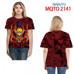 17 Styles Naruto Cartoon 3D Printing Short Sleeve Casual T-shirt (European Sizes)