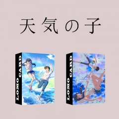 2 Styles Tenki no Ko/Weathering with You Collectible Cartoon Pattern Paer Lomo Card Postcard (30pcs/set)