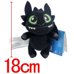 How to Train Your Dragon Toothless Anime Plush Toy (18cm)