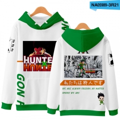 5 Styles Hunter x Hunter Cosplay 3D Digital Print Anime Hoodie Sweater