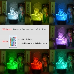 2 Different Bases HUNTER×HUNTER Hisoka Anime 3D Nightlight with Remote Control