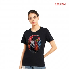 24 Styles Naruto Color Printing Anime Cotton T shirt For Women