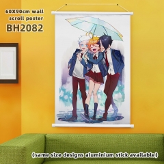 60*90cm  13 Styles The Promised Neverland Cartoon Wallscrolls Waterproof Anime Wallscrolls