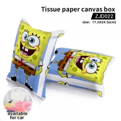 SpongeBob SquarePants Cosplay Anime Tissue Paper Canvas Box