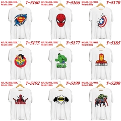 22 Styles Marvel Comics Cosplay Color Printing Anime T shirt