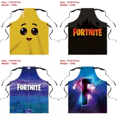5 Styles Fortnite Cartoon Pattern For Kitchen Waterproof Material Anime Household Apron
