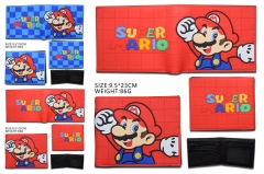 2 Styles Super Mario Bro Game Cartoon Silica Gel Purse Cute Wallet