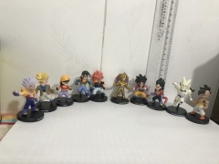 10pcs/Set 5CM Dragon Ball Z Anime PVC Figure