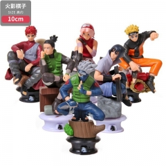 6pcs/set Naruto Figure Toy Anime PVC Toy