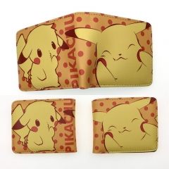 4 Styles Pokemon Pikachu Cartoon PU Purse New Design Anime Short Wallet