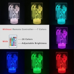 2 Different Bases Horimiya Anime 3D Nightlight with Remote Control