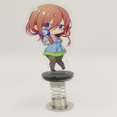 The Quintessential Quintuplets Cartoon Character Acrylic Affixed On the Car Shaking Head Anime Standing Plate