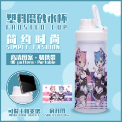 Re Zero kara Hajimeru Isekai Seikatsu Plastic Drinking Water Anime Cup 580ML