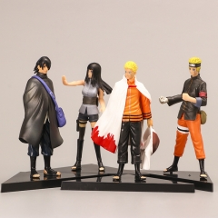 4pcs/Set Naruto Toy Japanese Cartoon Anime PVC Figure