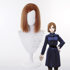 Jujutsu Kaisen Kugisaki Nobara Character Hign-temperature Resistance Fibre Anime Wig