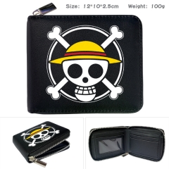 17 Styles One Piece Zippered Anime Wallet and Purse