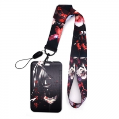 4 Styles Tokyo Ghoul Card Holder Bag Anime Phone Strap Lanyard