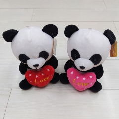 2 PCS/Set 20CM Panda Cartoon Character Anime Plush Toy Doll