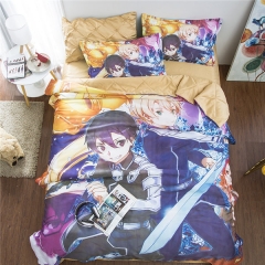 2 Sizes Sword Art Online | SAO Summer Quilt+Bed Sheet+Pillowcase (Set)