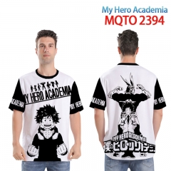 4 Styles Boku no Hero Academia/My Hero Academia Cartoon 3D Printing Short Sleeve Casual T-shirt (European Sizes)