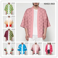 30 Styles Demon Slayer 3D Digital Print Shirt Coat Kimono