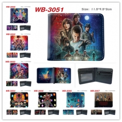 12 Styles Stranger Things Popular Game High Quality PU Fold Wallet