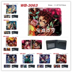 16 Styles Demon Slayer : Kimetsu no Yaiba Popular Game High Quality PU Fold Wallet