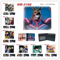 17 Styles Boku no Hero Academia / My Hero Academia Popular Game High Quality PU Fold Wallet