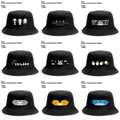 12 Styles My Neighbor Totoro Popular Game Fisherman Sun Hat Cap Anime Bucket Hat