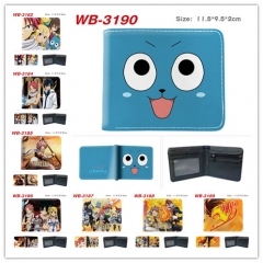 10 Styles Fairy Tail Popular Game High Quality PU Fold Wallet