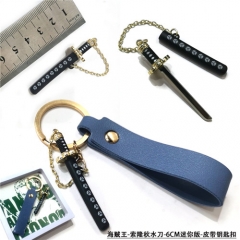 6 CM One Piece Anime Mini Belt Keychain