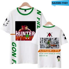 5 Styles Hunter x Hunter Cosplay 3D Digital Print Anime T shirt