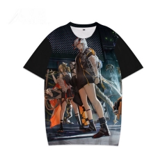 40 Styles Arknights Cosplay Color Printing 3D Model Anime T shirt