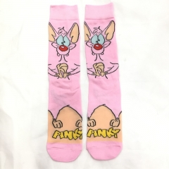 2 Styles Pink Panther Unisex Anime Long Socks