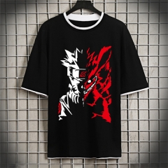 33 Styles 2 Colors Naruto Cotton Short Sleeve Anime T-shirt