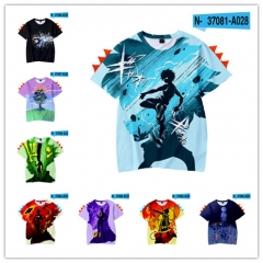 9 Styles Hunter X Hunter 3D Digital Print T Shirt for Children