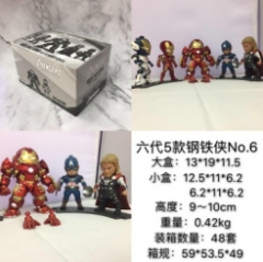 Iron Man 6 Generation Anime PVC Figure (5pcs/set)