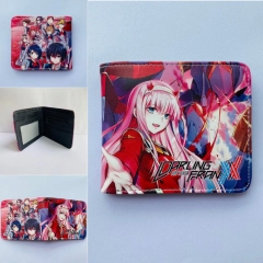 2 Styles DARLING in the FRANXX Cartoon Model Character Colorful Anime Wallet