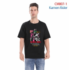 42 Designs 6 Colors Kamen Rider Color Printing Anime Cotton T shirt