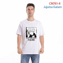 28 Design 4 Colors Jujutsu Kaisen Color Printing Anime Cotton T shirt
