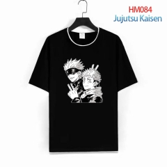 24 Designs 2 Colors Jujutsu Kaisen Color Printing Anime Cotton T shirt