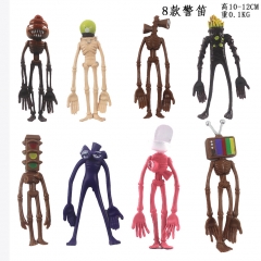 10-12CM Opp Bag Siren Head Anime PVC Figure (8pcs/set)