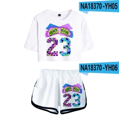 7 Styles Bel Air Cosplay 3D Digital Print T-shirt and Shorts Set