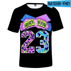 7 Styles Bel Air Cosplay 3D Digital Print T-shirt