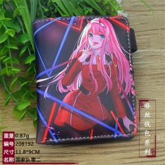 DARLING in the FRANXX Cartoon Cosplay Purse PU Leather Anime Short Wallet