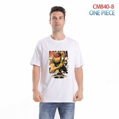 26 Styles One Piece Color Printing Anime Cotton T shirt