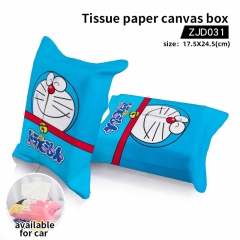 3 Styles Doraemon Cosplay Japanese Cartoon Anime Tissue Paper Canvas Box