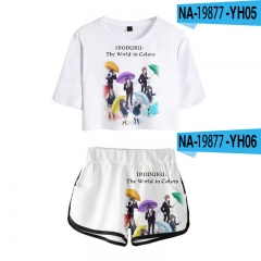6 Styles Japanese Iroduku The World in Colors 3D Cosplay Digital Print Anime Cartoon T-shirts