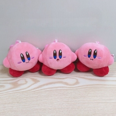3 PCS/SET Kirby Cartoon Character Anime Plush Toy Doll Pendant 13CM