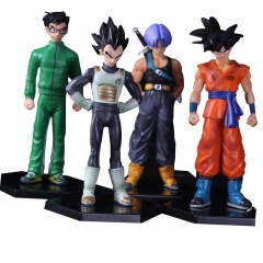 Dragon Ball Z Goku Vegeta Trunks 40 Generation Collectible Cartoon Model Anime PVC Figure (4pcs/set)